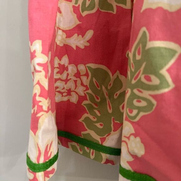 Sara Jane Pink and Green Floral Skirt - Picture 6 of 10